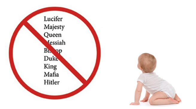 Baby names banned in New Zealand