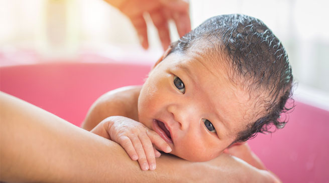 Bathing your baby