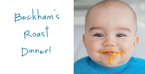 Beckham's roast dinner