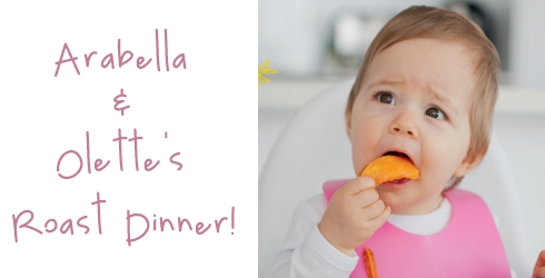 Arabella and Olette's roast dinner