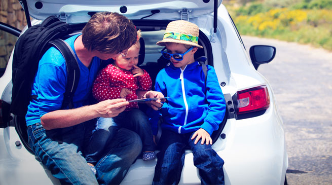 Car trips with babies or toddlers
