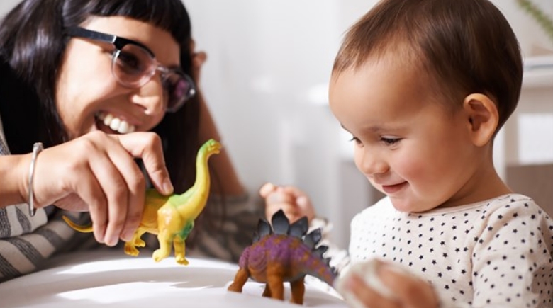 Spending time with small children