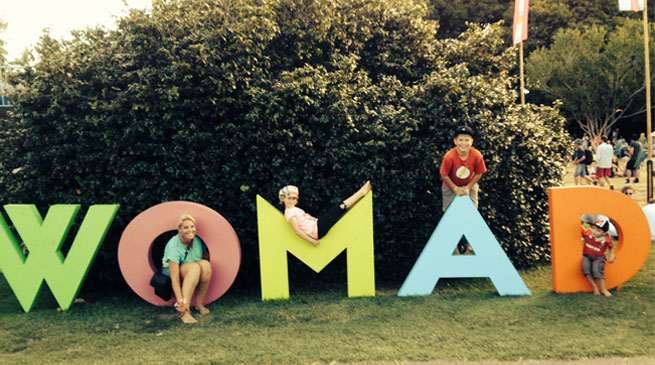 Festival fun with a little one