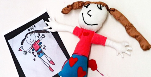 Great ways to display kids' art