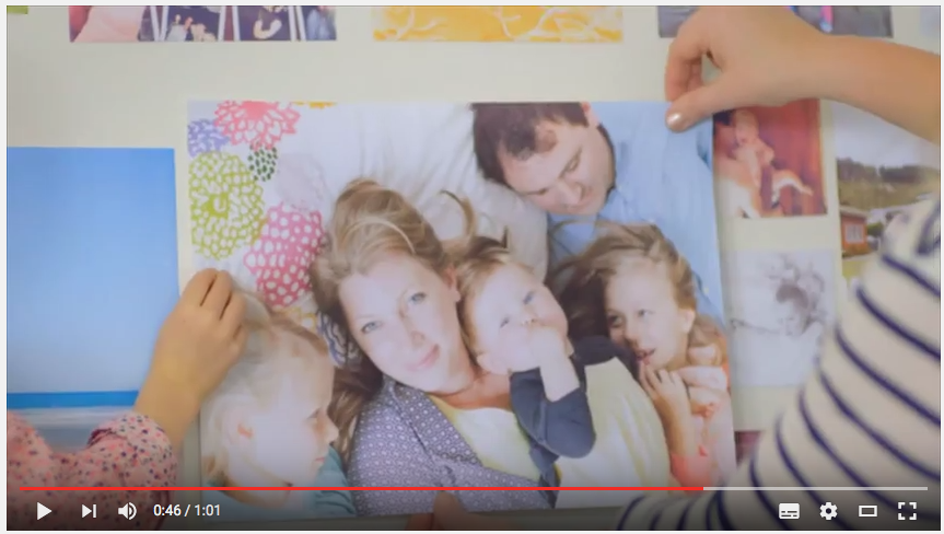 Watch our memory-keeper make a wall of memories