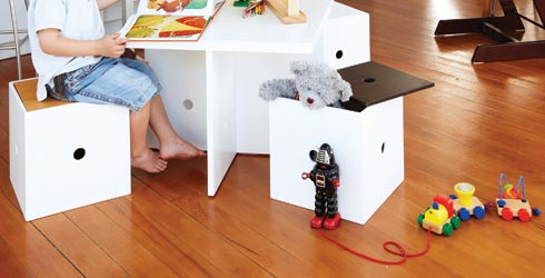 Kid-zones to keep them busy while you are