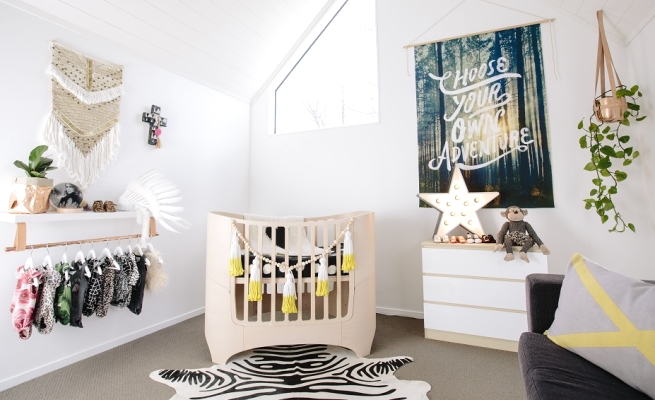 Fashion-forward nursery