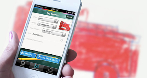 A great app to record your child's art