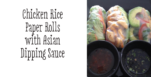 Chicken Rice Paper Rolls, How to Feed a Family of Six for Under $20