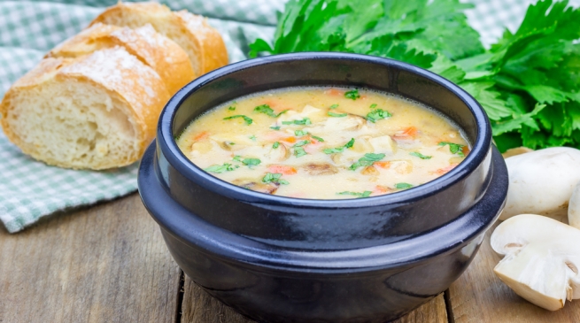 Leftover Chicken Soup