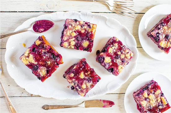 Blueberry Pie bars