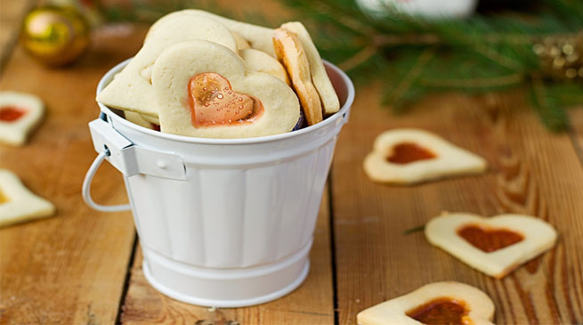 Stained glass biscuits