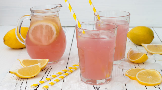 Homemade Pink Lemonade