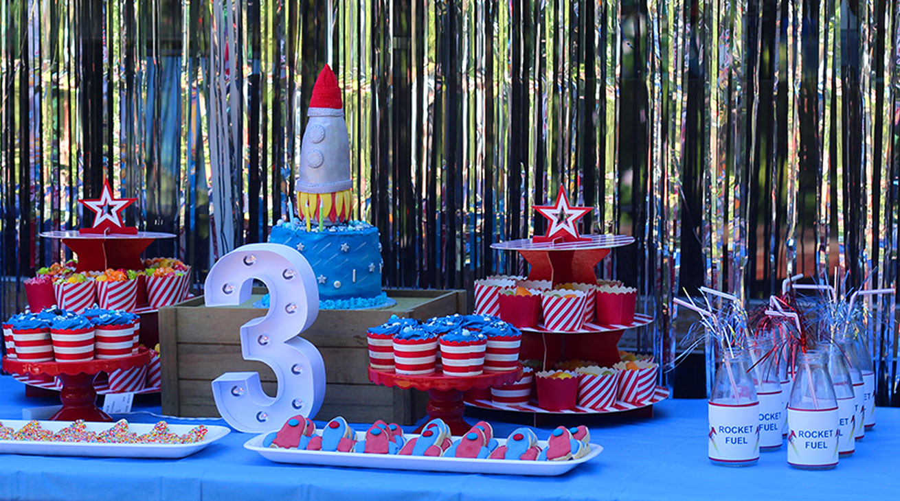 Have a blast! Rocket party