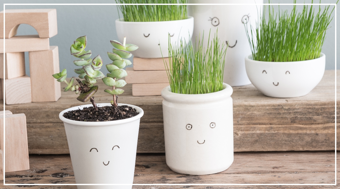 CRAFT: happy little pots