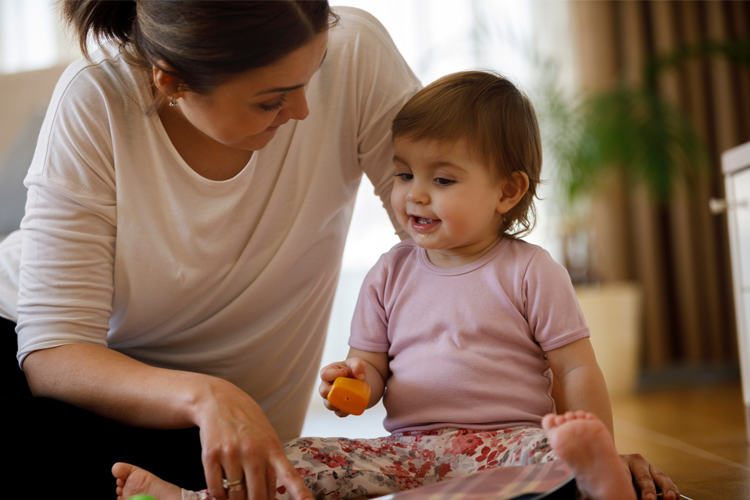 My toddler’s first sentence was so, um, practical!
