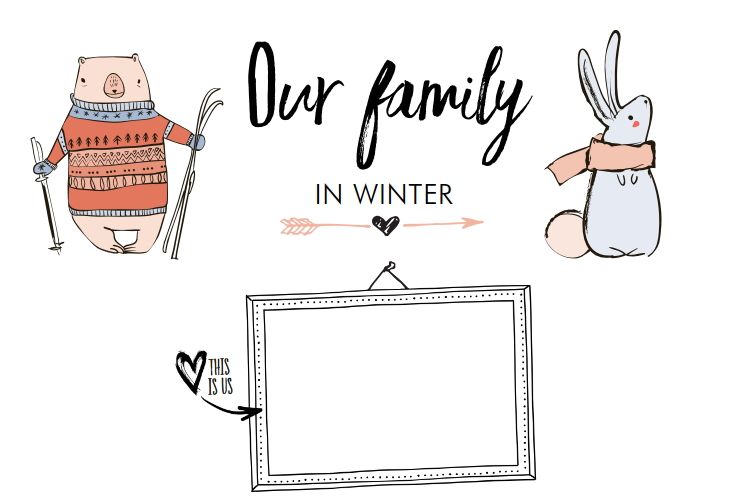 FREE printable: beautiful family journal page