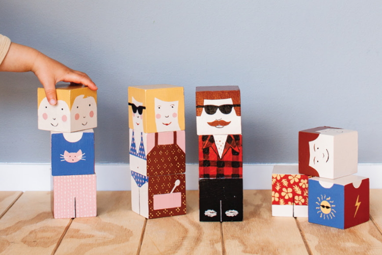 Stacks of fun with a DIY block family