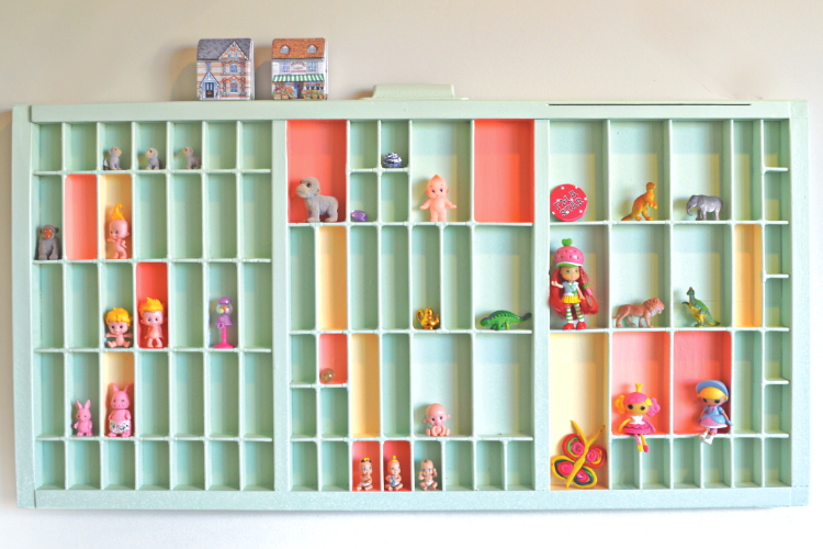 Recycled Vintage Printer's Tray