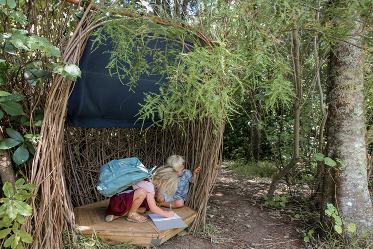 Enchanting huts create a fun surprise for families on a nature trail in Wellington!