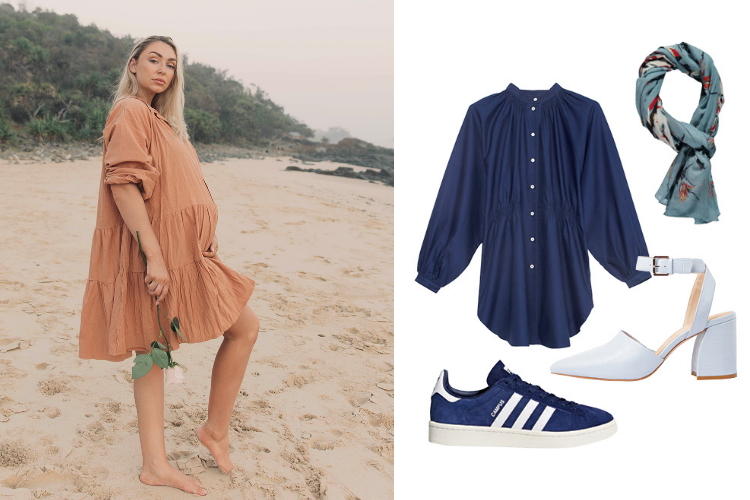 Maternity fashion: earth, air, water, fire