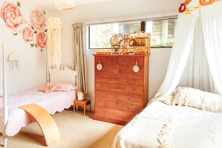 Beautiful bohemian bedroom for two