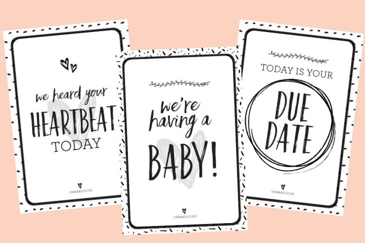 FREE fun pregnancy printables