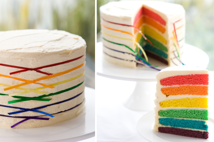 Kids Rainbow Cake Recipe - Birthday Cakes for Boys & Girls Parties