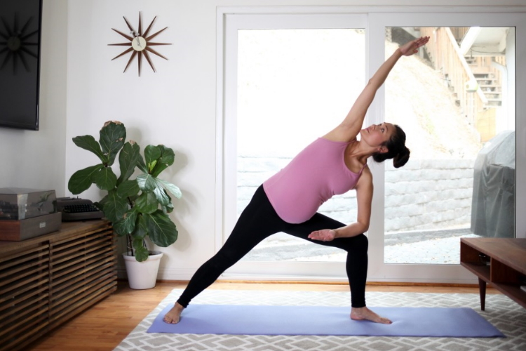 Mindful movement for a pregnant mama